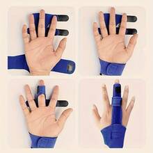 2Pcs Extended Plastic Finger Protectors Durable Flexible Comfortable Thumb Finger Support Sleeves Sports Daily Wear Hand Protection Guard - A - View 4