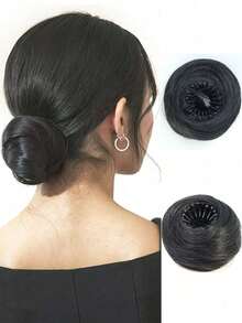 4 pollici Accessorio per capelli elegante da donna, realizzato in fibra sintetica resistente al calore, design versatile adatto a tutti i tipi di capelli, vestibilità sicura per uso quotidiano e varie occasioni, elastici per coda di cavallo, fasce elastiche per capelli, scrunchies, corda per capelli, elastico per capelli, estate, vacanza, viaggio - Multicolore - Visualizzare 8