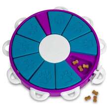 QILP By  Dog Ster Interactive Treat Puzzle Enricent Toy Level 3 Advanced In Blue For D With High Cognitive Challenge And Mental Stimn - Dog  Purple Blue - View 7