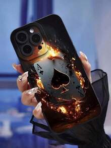 Funda de teléfono a prueba de caídas, protección de lente negra, compatible con iPhone 15 Pro Max/14 Pro Max/13 Pro Max/12 Pro Max/11 Pro Max, resistente al agua, a los golpes y a los arañazos, teléfonos móviles, bolsas, accesorios para móviles, fundas para teléfonos, decoración de interiores, accesorios, fundas transparentes para teléfonos, verano, correas para teléfonos, fundas para teléfonos de hombre, fundas negras para teléfonos, fundas rosas para teléfonos, funda para móvil para hombre, funda para móvil para mujer, protección para teléfonos móviles, accesorios de playa, regalos de fresa, fundas protectoras para teléfonos. - Estilo (1 pieza) - Ver 2