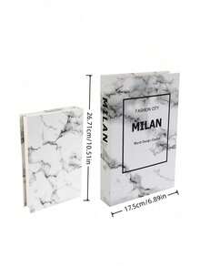 1 cuốn sách trang trí gấp gọn, sách giả giấy, hộp đựng đồ trang trí bàn cà phê, sách giả đa chức năng trang trí nhà cửa, thích hợp trang trí phòng khách và phòng làm việc, đồ dùng văn phòng, phụ kiện văn phòng phẩm - A - Xem 19