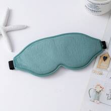 New Plush 3D Eye Mask, Breathable Light-Blocking, Relieve Eye Fatigue, Sleep Aid, Adjustable & Comfortable, Portable - Multicolor - View 9