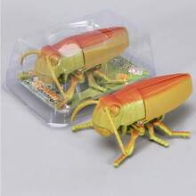 1pc Creative Mischievous Wind-Up Crawling Insect Model (Ladybug/Bee/Jewel Beetle), No Electricity Needed, Suitable For Outdoor Decor, Realistic Insect Model Toy - Multicolor - View 18
