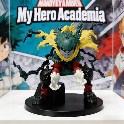 Izuku Midoriya Figure, Dark Deku Vigilante Ver. Crouching Battle Pose Anime Action Figure, Collectible PVC Model Statue Gift For Anime Fans