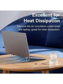 Transform Your Workspace: Fashionable Foldable Laptop Stand, Enhances Cooling, Ergonomic Posture And Spatial Efficiency - Multicolor - View 11