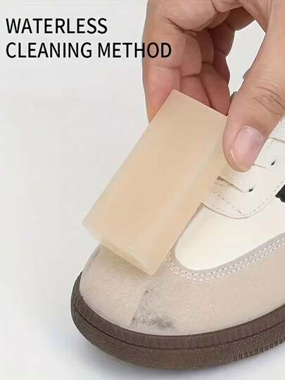1-Piece Premium PVC Shoe Cleaning Eraser - Suitable For Sports Shoes And Suede Uppers - Is An Ideal Choice For Caring For And Maintaining White Shoes And Snow Boots.
