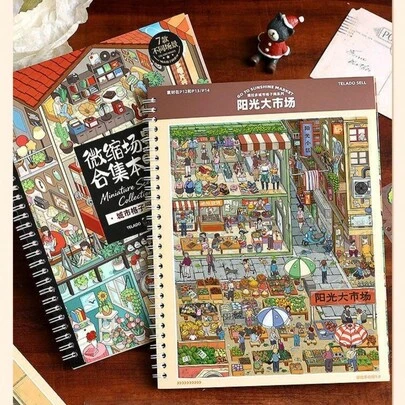 Bộ sticker trang trí nhà cửa và siêu thị mini 3D, bộ sticker tự làm mô hình cảnh mini cho sổ lưu niệm, sách sticker chủ đề cửa hàng tiện lợi thành phố 3D, nhíp hình hoa dễ thương, đồ trang trí nhật ký và đồ thủ công, dụng cụ thủ công, quà tặng thủ công sáng tạo, thích hợp cho người yêu thích văn phòng phẩm.