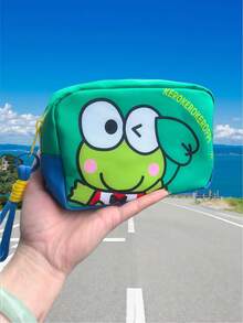 SANRIO 可爱卡通猫咪便携化妆包，旅行必备收纳袋，手机包，酷洛米旋律拉链包，学生文具铅笔盒 - 查看 13