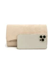 Women's Straw & Velvet Evening Bag With Chain Strap, Suitable For Beach And Formal Parties - Bright - View 3