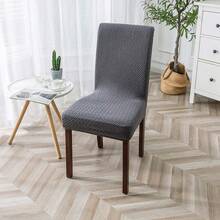 1 chiếc bọc ghế kẻ caro jacquard, bọc ghế ăn đa năng, bọc ghế phòng ăn. - Nhiều màu - Xem 9