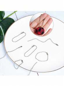 100条4.72英寸合金珠链，50条金色，50条银色 - 珠鍊 - 查看 3