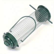 Giá treo máng ăn chim, máng ăn chim ngoài trời chống chịu thời tiết - Lưới/khay đựng hạt bằng nhựa màu xanh lá cây, thích hợp cho các loài chim hoang dã nhỏ, cột cho chim ăn, trạm cho chim ăn, máng ăn chim bằng kim loại, máng ăn chim nhỏ và đồ trang trí sân vườn. - hiện đại - Xem 12