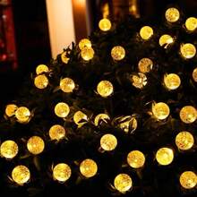 100/50/20 LED Solar Powered String Lights, 8 Lighting Modes, IP65 Waterproof, Suitable For Garden, Home Decor, Wedding And Other Occasions - 太陽能氣泡球 - 查看 7