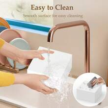 五面亚克力食品展示架 - 中空底座，适用于早餐、自助餐、婚礼、派对等场合 - 白色 - 查看 7