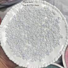 2毫米半透明AB彩山茶花珠DIY配件套装，适用于手链、手机链、钥匙扣和包包配件 - 彩色 - 查看 5