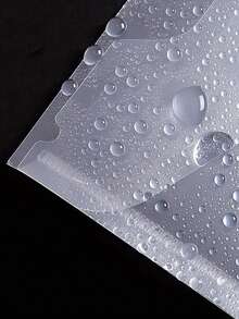 10pcs/20pcs A4 Size File Folders (With Snap Closure) - Durable PP Material Transparent Document Sleeves, Suitable For Office And Study Organization, Stationery, Document, Invoice, Exam Paper Storage - A4 Document Bag - View 6