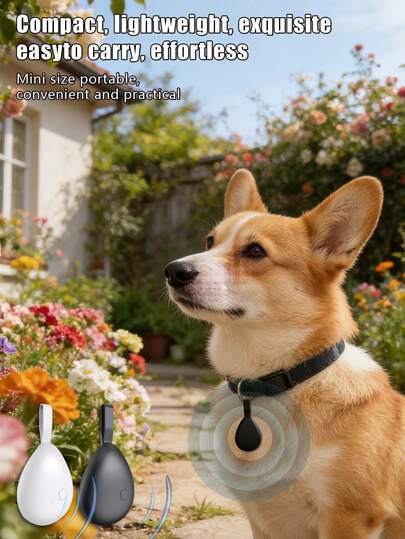 Small Pet Locator For IOS Phones, Smart Mini Anti-Loss Locator For Cats And Dogs, Item Tag, Lightweight And Won't Put Pressure On Your Neck; Find My Car Key Anti-Loss Device, Suitable For Pets, The Elderly, And Children To Prevent Them From Getting Lost; Long Battery Life Car Locator; Travel Item And Financial Tracking Device.