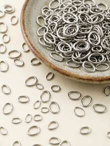 400个椭圆形闭合开口圈首饰制作套装，DIY项链、手链、耳环串珠材料 - diy - 查看 2