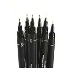 1pc Precision Micro-Tip Pen /Fine LinePen / Technical Drawing Pen - WaterproofMedium Tip, Suitable ForSketching And Office Documents, SchoolSupplies, Back To School - Fine Pen - View 2