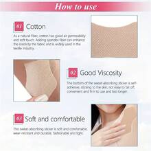 Einheiten von unsichtbaren selbstklebenden Pads, die Schweiß absorbieren und Gerüche neutralisieren - Einmal-Unterarm-Pads, hinterlassen keine Flecken, ideal für Unterarme und Füße - perfekt für Gym, Reisen, Alltagsgebrauch - geeignet für alle Geschlechter - Mehrfarbig - Übersicht 1