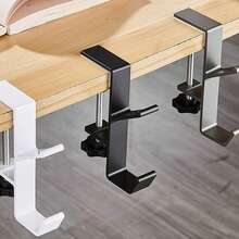 Móc treo ba lô, móc treo bàn không cần vít, móc treo tai nghe, giá đỡ tai nghe, móc treo túi xách. Móc treo bàn làm việc văn phòng, móc treo tai nghe, giá giữ tai nghe. Đồ dùng gia đình và sinh hoạt - màu đen - Xem 7