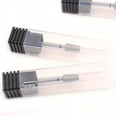 3pcs Diamond Nail Drill Bit Set/Tungsten Carbide Nail Drill Bits For Manicure Art/Suitable For Home Salon Use On Nails And Feet - Coarse Grit