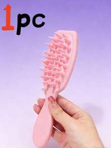 1 chiếc lược gội đầu cán dài tiện dụng, lược massage lông cao su mềm, lược spa đầu, lược làm sạch da đầu, lược giảm ngứa da đầu, lược tạo kiểu tóc, phù hợp cho nam, nữ và người cao tuổi. - Nhiều màu - Xem 12