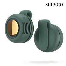SULVGO 迷你夹式风扇，个人腰扇，便携式静音无叶夹式风扇，可夹在衬衫上，解放双手，3 档风速，可夹在腰部或颈部，适合户外、露营、旅行、办公室等多种场合。 - 彩色 - 查看 10