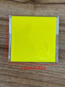 100pcs Transparent Posted It Sticky Notebook, Notepad, Diary, Student Stationery, Office Supplies, Back-To-School Essentials - Transparent - View 18
