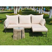 Outdoor Table & Chair Sets - Beige - View 8