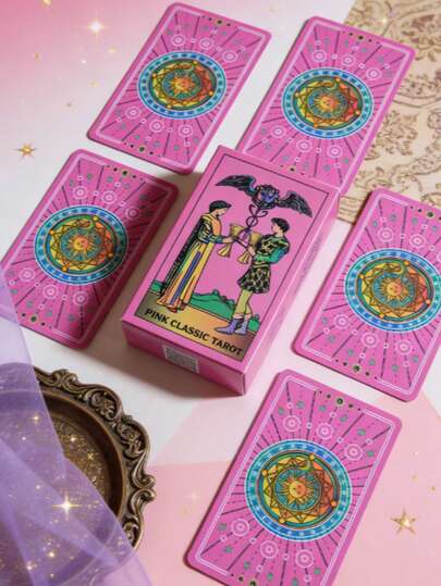 1 Hộp Trò Chơi Bài Tarot Mặt Trời, Trò Chơi Bài Tương Tác Dành Cho Cặp Đôi, Đồ Chơi Giá Rẻ Cho Đêm Chơi Game, Hẹn Hò, Du Lịch Nghỉ Lễ & Giải Trí, Thích Hợp Làm Quà Tặng Cho Bạn Thân, Bạn Bè, Kỷ Niệm, Sinh Nhật, Ngày Valentine, Giáng Sinh