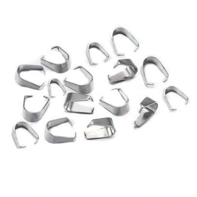 88 chiếc móc khóa mặt dây chuyền bằng thép không gỉ để tự làm vòng tay, dây chuyền, khuyên tai.