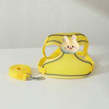 Dây dắt chó kiểu áo vest dành cho chó nhỏ, chó Teddy, Pomeranian, chó con, bộ dây đeo và dây dắt cho chó cưng. - Nhiều màu - Xem 15