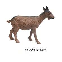 2pcs Miniature Farm Animal Realistic Model, Cow, Sheep, Duck, Puppy, Piglet Figurines - Multicolor - View 9