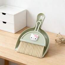 SANRIO 1 pieza Juego de limpieza de escritorio mini lindo y de dibujos animados - Juego de escoba y recogedor pequeño para mesa, teclado, pelo de mascota, uso en el hogar y la oficina - Multicolor - Ver 11