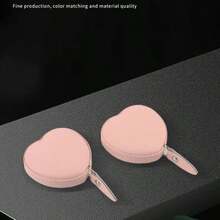 1pc Retractable Heart-Shaped Tape Measure, 1.5M/60in, Waist Circumference Measurement, Portable Household Use - A - View 10