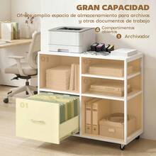 HOMCOM Arquivos de Arquivo - Branco - Ver 2