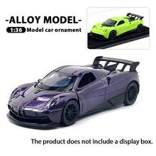 1:36 Alloy Car Model, 3-Opening Doors,Diecast Ornament,Perfect Gift For Birthday/Christmas/Festival/Halloween/New Year/Vacation - Multicolor - View 2