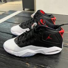 Nike Jordan B'Loyal Comfortable And Versatile Simple Shock-Absorbing And Wear-Resistant Mid-Cut Basketball Shoes For Medium And Large Children - Black - View 2