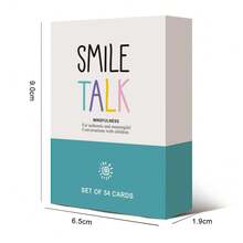 HEART BRIDGE 1盒，温馨家庭对话卡片，儿童玩具，54张有意义的对话卡片，创意思考问答，家庭聚会互动工具，儿童节/圣诞节/万圣节礼物 | 54张卡片 | - 彩色 - 查看 2