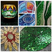 200 Pcs Transparent Glass Mosaic Tiles For DIY Crafts, Art Projects, And Home Decor, Handmade Art Materials DIY Materials - Mixed - 200PCS - View 6