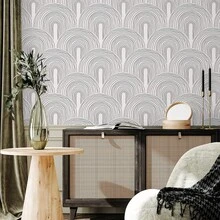 Boho Modern Geometric Veneer Wallpaper - Transform Your Furniture And Cabinets With Arch Art Wall Sticker! - 1PC - View 4