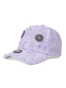 1顶女士可调节水钻棒球帽，时尚百搭尖顶帽，情侣款 - 棒球帽 - 查看 15