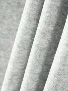 2026 Unisex Casual "PARKE" Letter Print Loose Pullover Sweatshirt, Encountering Lazy Fashion.Casual Daily Wear,Winter Clothes For Women,Clothes,Hoodie,Tops,Spring Break,Long Sleeve Tops Women - Grey - View 4