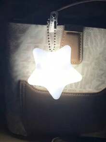 1 pieza Luz de bolso con forma de pata de gato y corazón, lámpara táctil USB recargable mini portátil para cartera/bolso, regalo para mujer, mini linterna decorativa de ambiente, mejor regalo - Multicolor - Ver 15