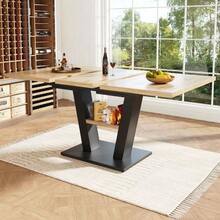 Dining Tables - Black + Natural - View 4