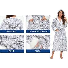 Bathrobe - Gris (Leopard Gray) - View 5