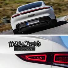 Classic We Te  Edition S 3D Full Ml Car Badges Decal Sticker Persond Ration Lals To Iglig Yourself  Fender Tailgate Car Accessories Black - Black - View 6