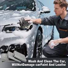 Bộ dụng cụ vệ sinh xe hơi 12 món, bộ rửa xe bằng sợi microfiber bao gồm bàn chải lốp, miếng lau vết xước và miếng bọt biển đánh bóng chi tiết - Găng tay bền, mềm mại, dụng cụ vệ sinh bên trong và bên ngoài, bộ dụng cụ chăm sóc xe hơi chuyên nghiệp. - A - Xem 8
