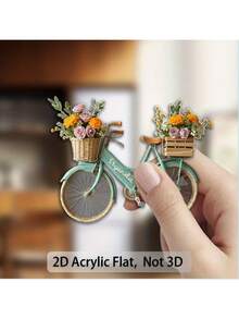 1pc Magnetic Fridge Sticker, Suitable For Refrigerator, Dishwasher, Freezer - Made With Vibrant Non-Fading Adhesive, Removable Magnetic Backing For Cabinets, DIY Decorative Magnet (No Residue), 2D Flat Design - A - View 5